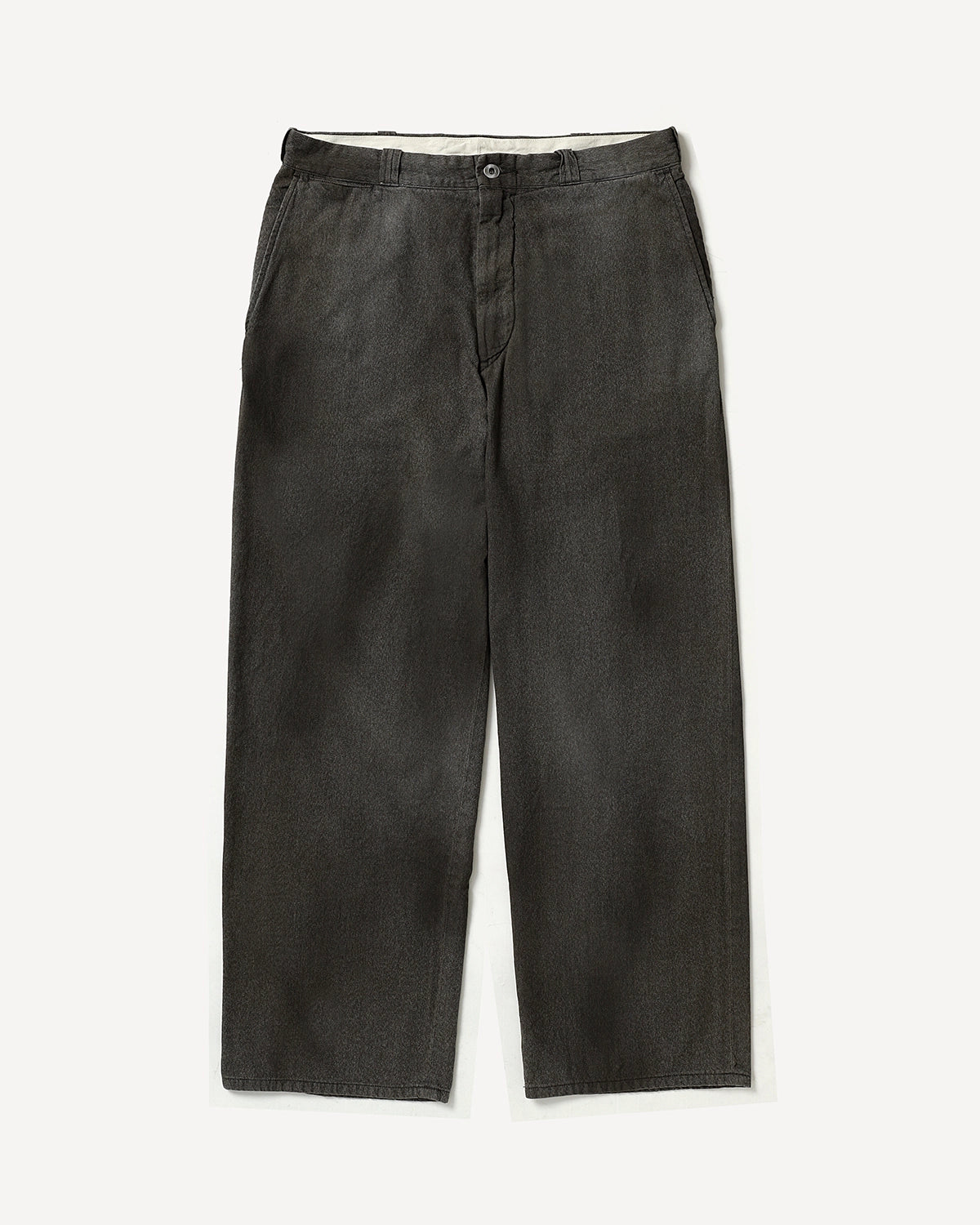 A.PRESSE の Vintage Black Chambray Work Pants (26SAP-04-37)