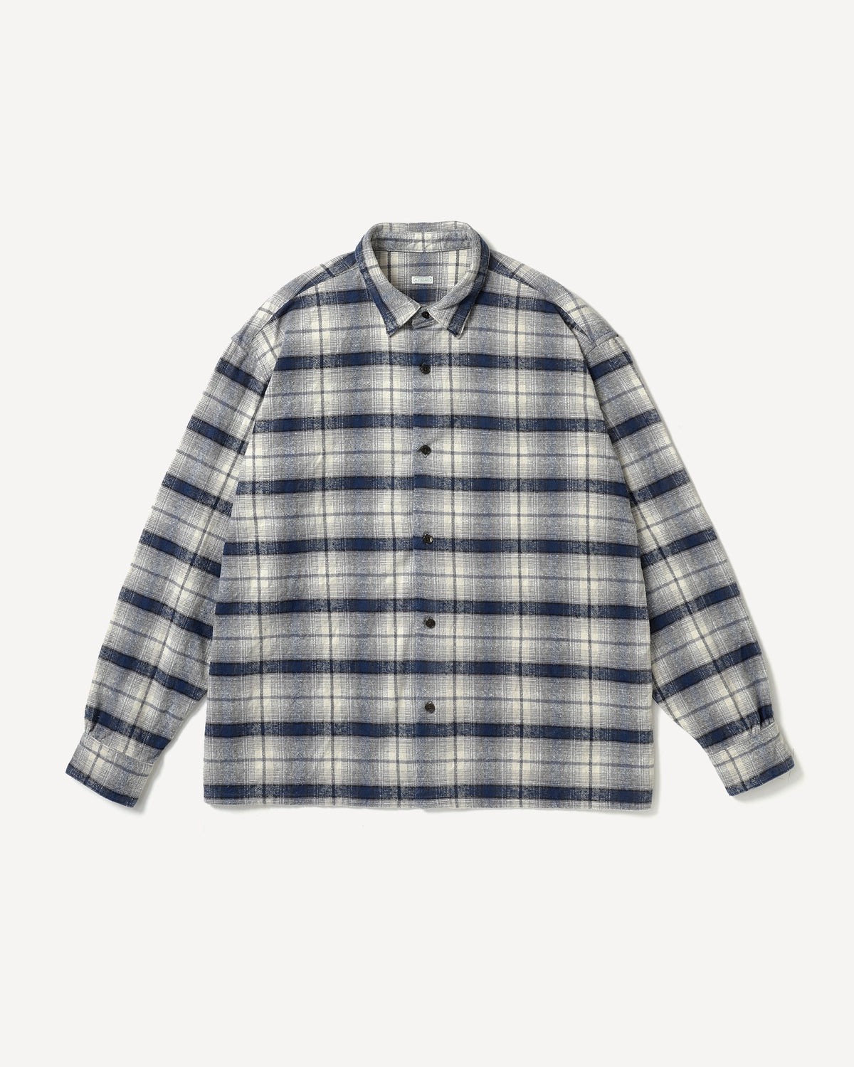 A.PRESSE の Vintage Cotton Silk Nep Twill Check Shirts (26SAP-02-20)