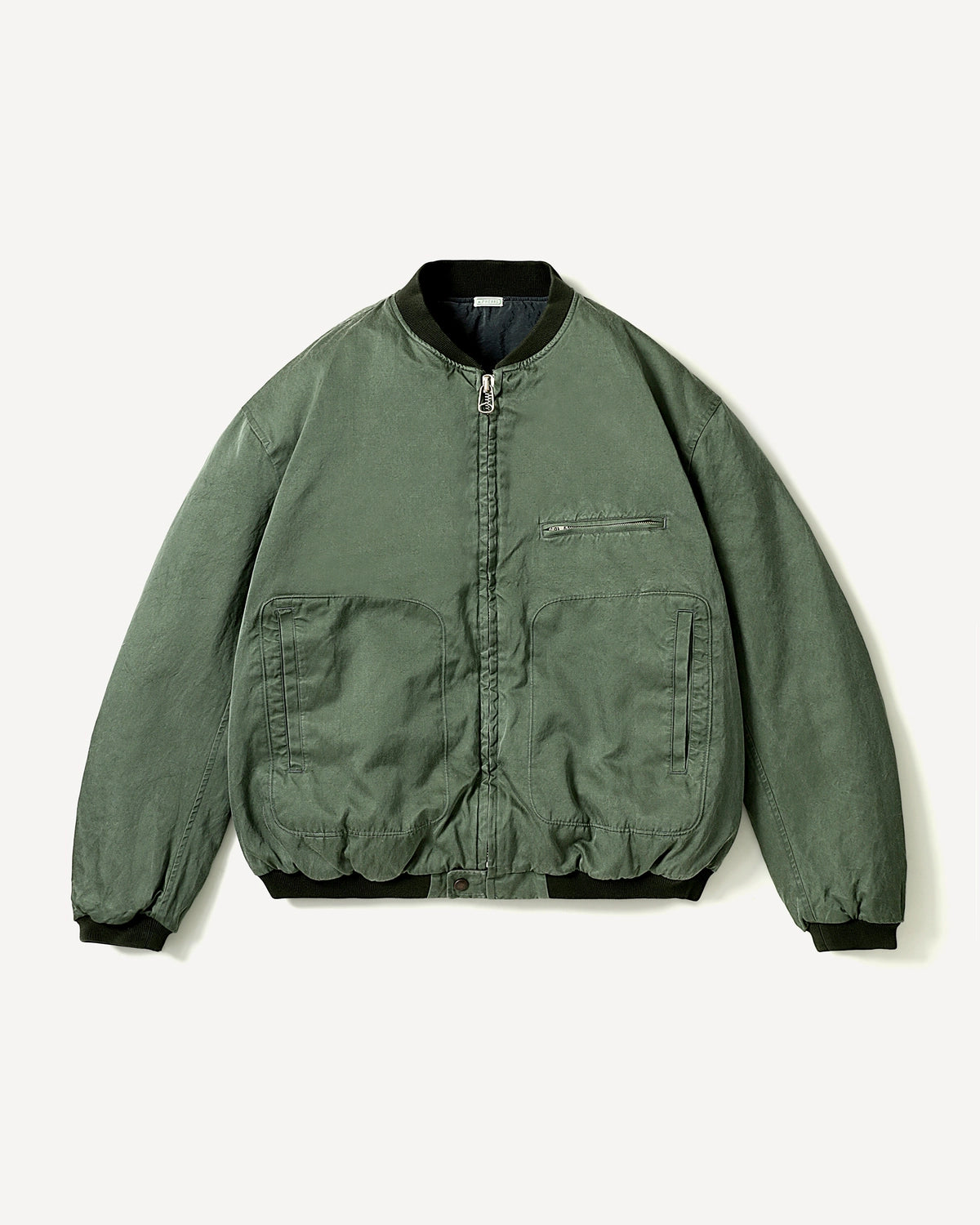 A.PRESSE の Vintage Silk Air Force Jacket (26AAP-01-33)