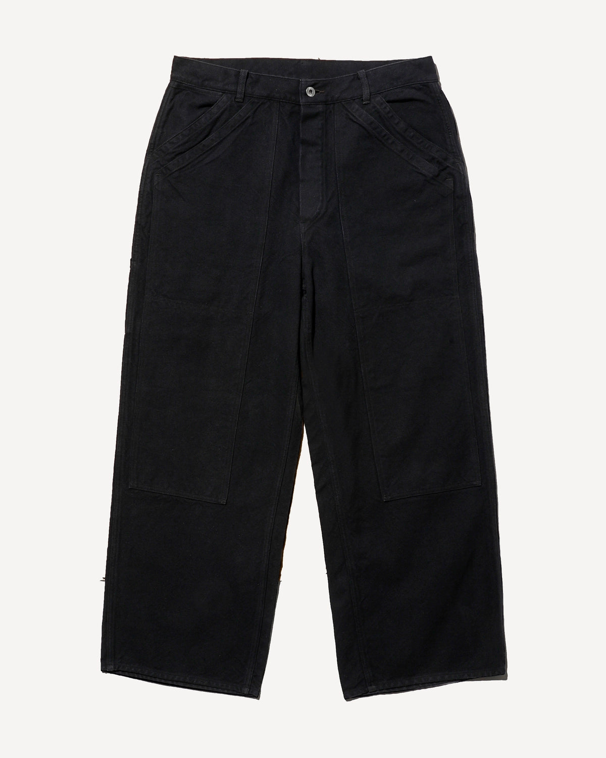 A.PRESSE の Vintage Silk Hemp Double Knee Pants (25AAP-04-07)