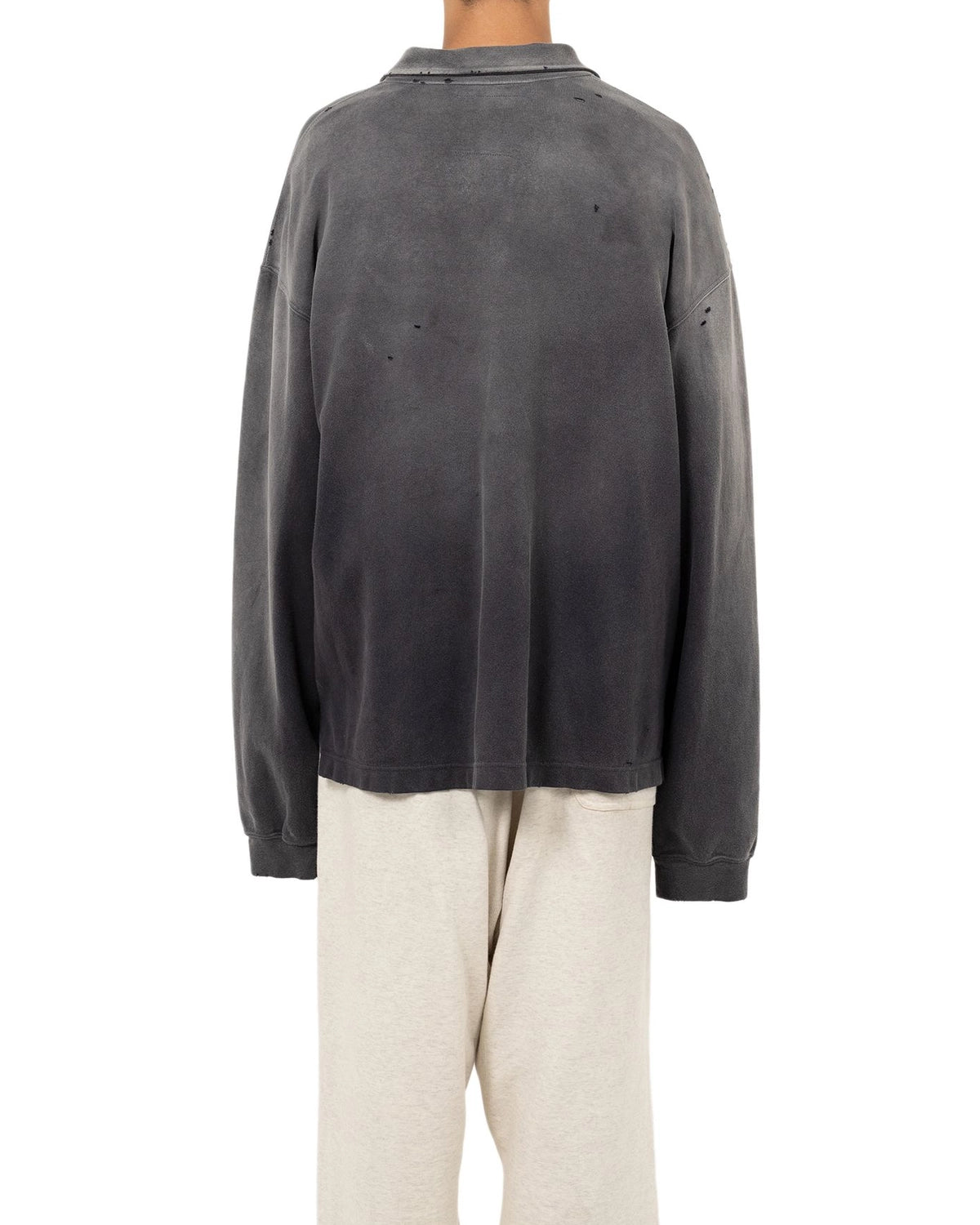 Maison MIHARA YASUHIRO / Sun Faded Like Quarter Zip-up Sweatshirt (A14PO533)
