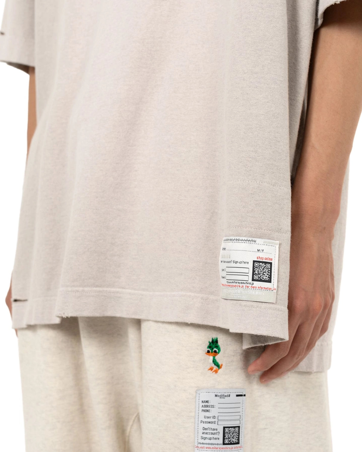 Maison MIHARA YASUHIRO / sun faded Tee (A14TS611)