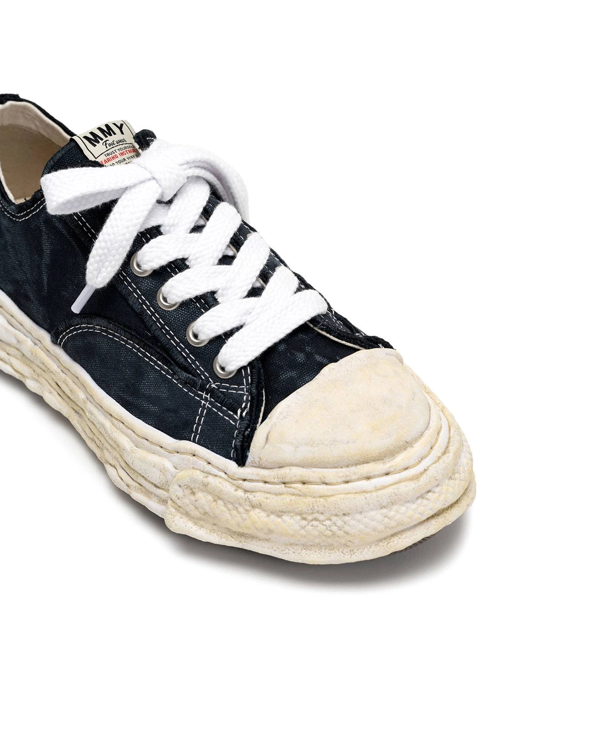 Maison MIHARA YASUHIRO / "PETERSON23" OG Sole Vintage Effect Embroidered Canvas Low-top Sneaker (A15FW722)