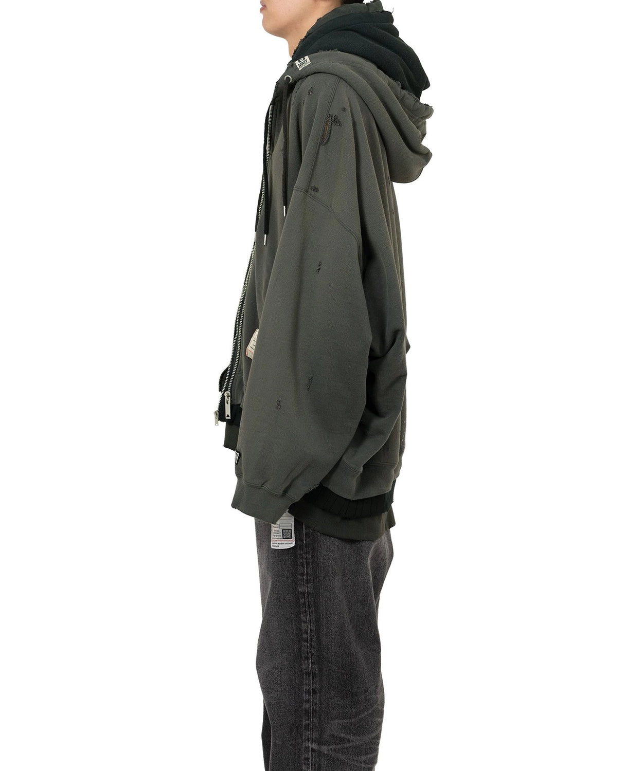 Maison MIHARA YASUHIRO / TRIPLE LAYERED PARKA (A15PK581)