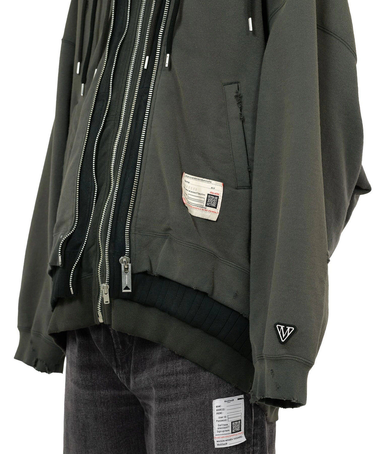 Maison MIHARA YASUHIRO / TRIPLE LAYERED PARKA (A15PK581)