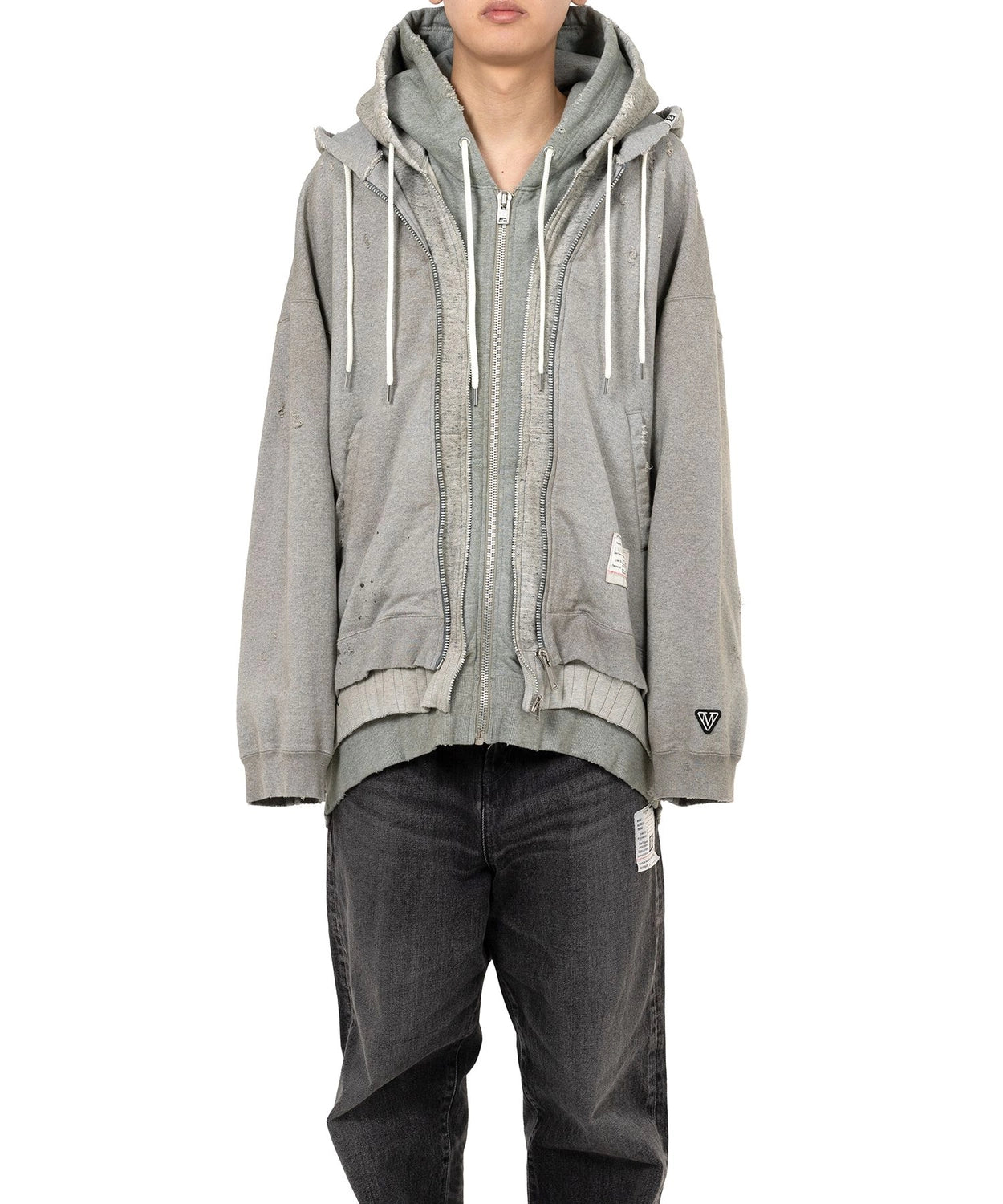 Maison MIHARA YASUHIRO / TRIPLE LAYERED PARKA (A15PK581)