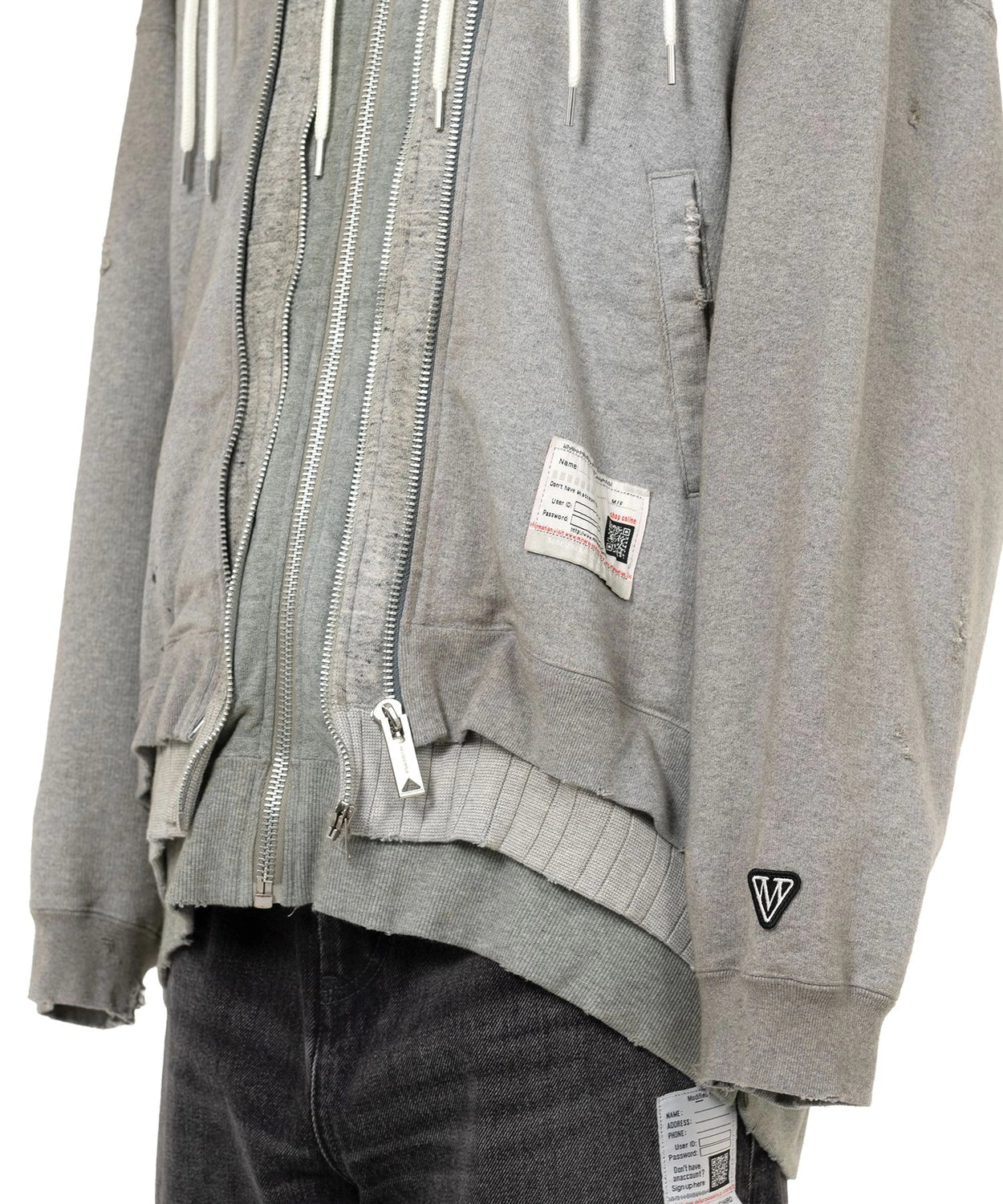 Maison MIHARA YASUHIRO / TRIPLE LAYERED PARKA (A15PK581)