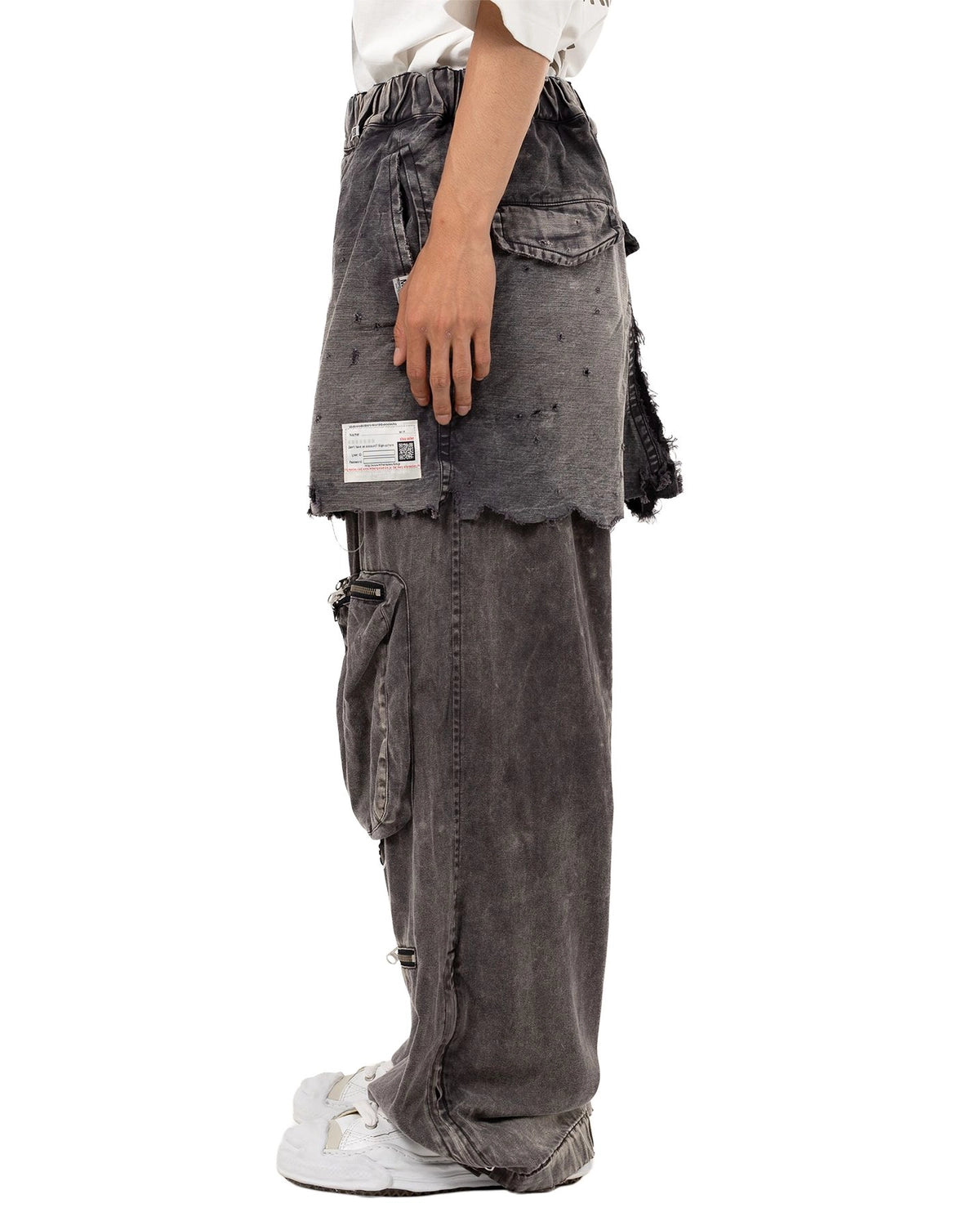 Maison MIHARA YASUHIRO / Waist Layered Flight Pants (A15PT052)
