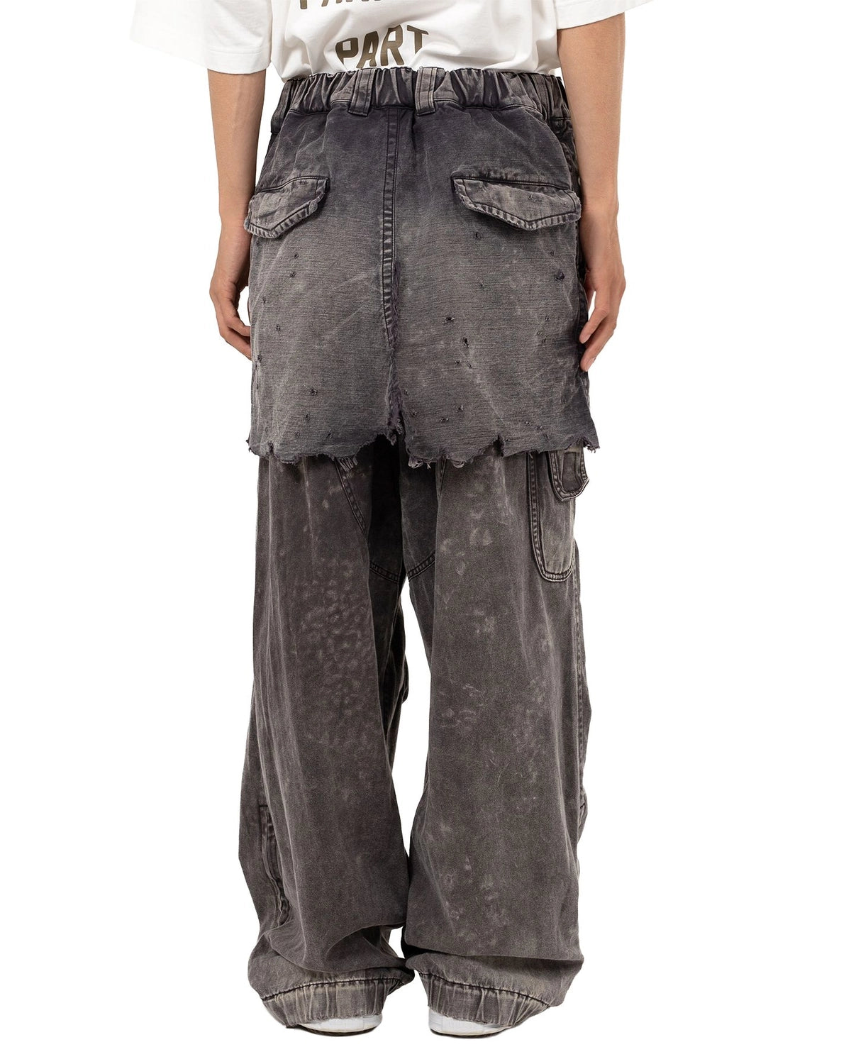Maison MIHARA YASUHIRO / Waist Layered Flight Pants (A15PT052)