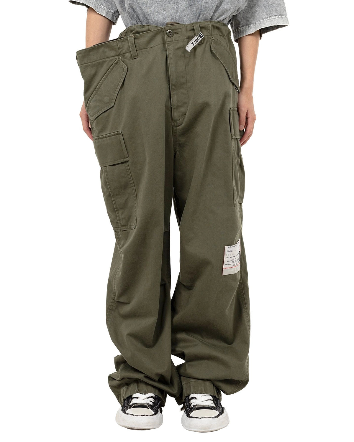 Maison MIHARA YASUHIRO / Huge Layered Cargo Pants (A15PT056)