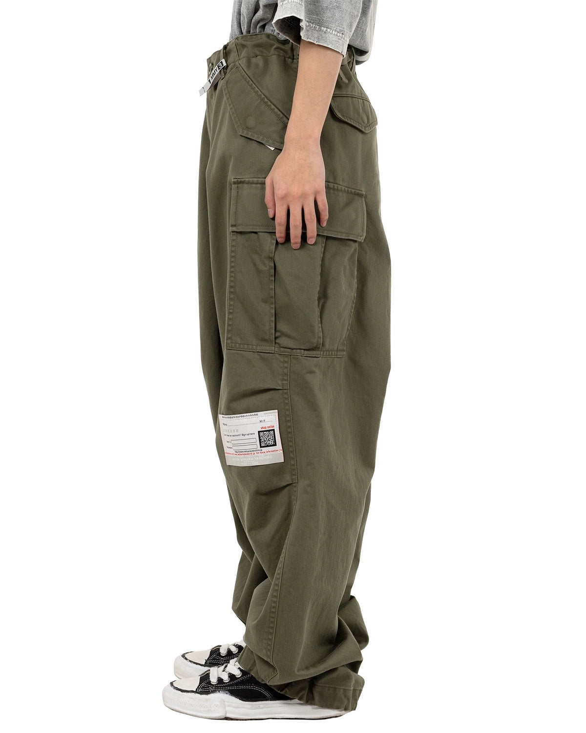 Maison MIHARA YASUHIRO / Huge Layered Cargo Pants (A15PT056)