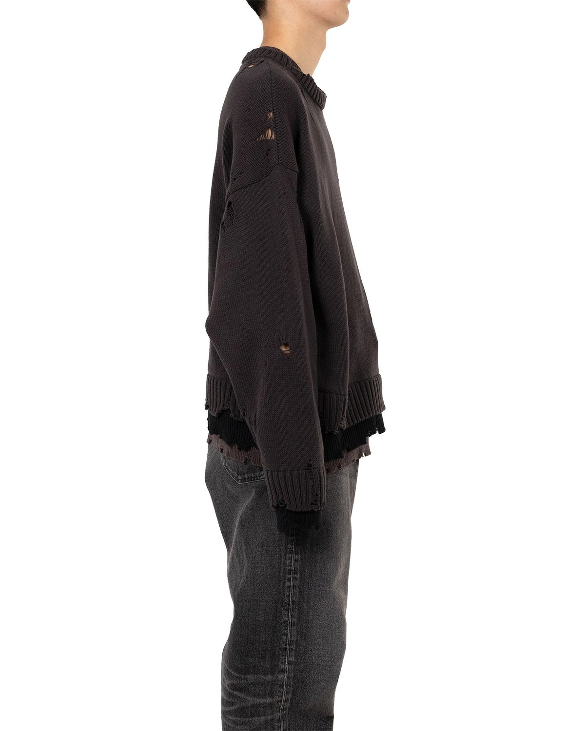 Maison MIHARA YASUHIRO / Triple Layered Knit Sweater (A15SW532)