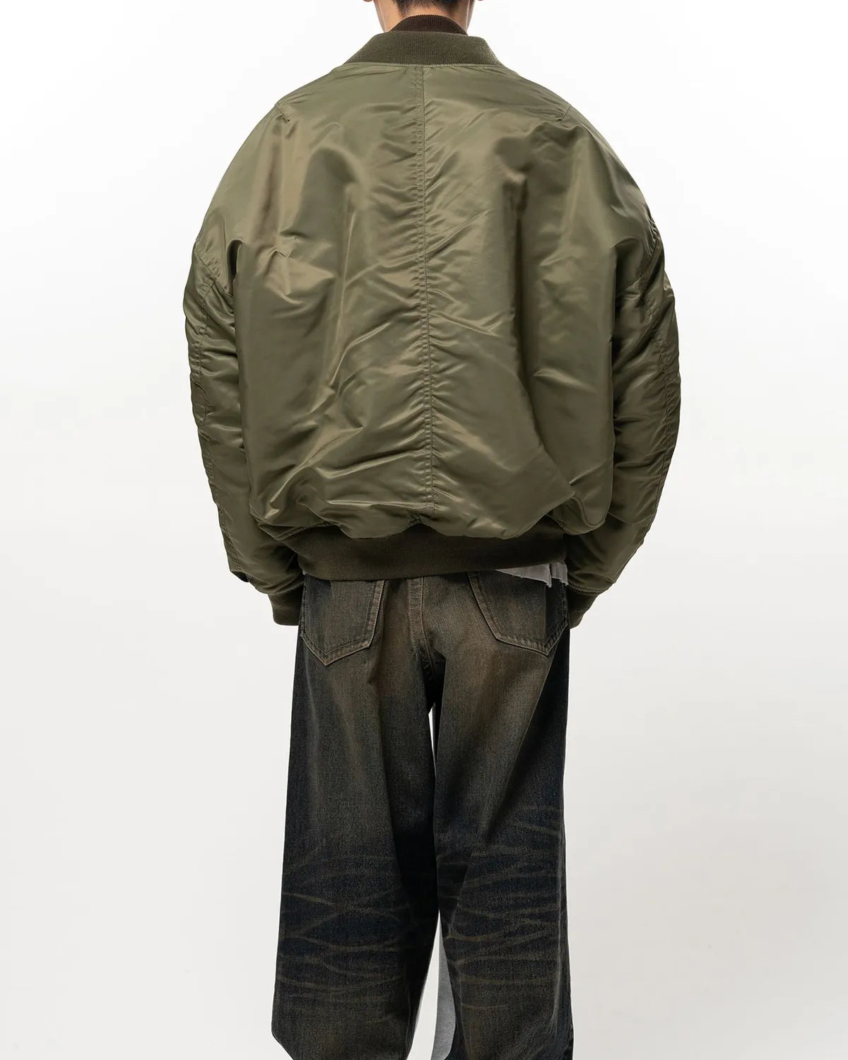 Maison MIHARA YASUHIRO / Shifted Layer Flight Jacket (A17BL061)