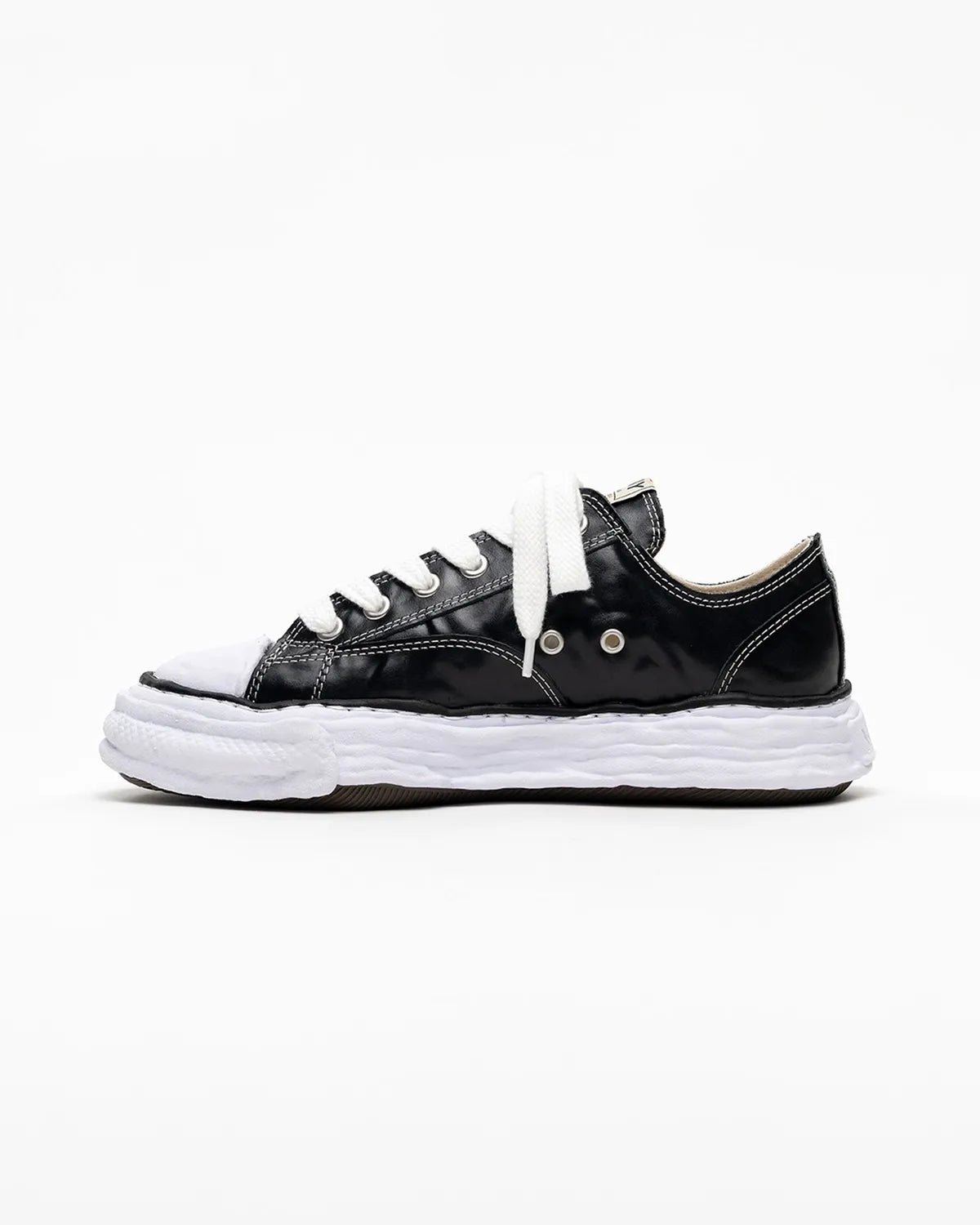 Maison MIHARA YASUHIRO / "PETERSON23" OG Sole Wrinkled Leather Low-top Sneakers (A17FW728)