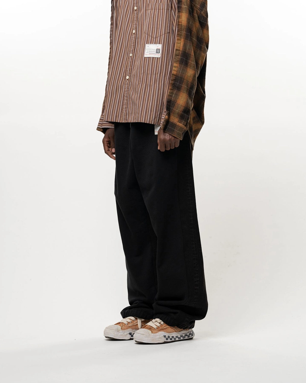 Maison MIHARA YASUHIRO / Combined Sweat Denim Pants (A17PT022)