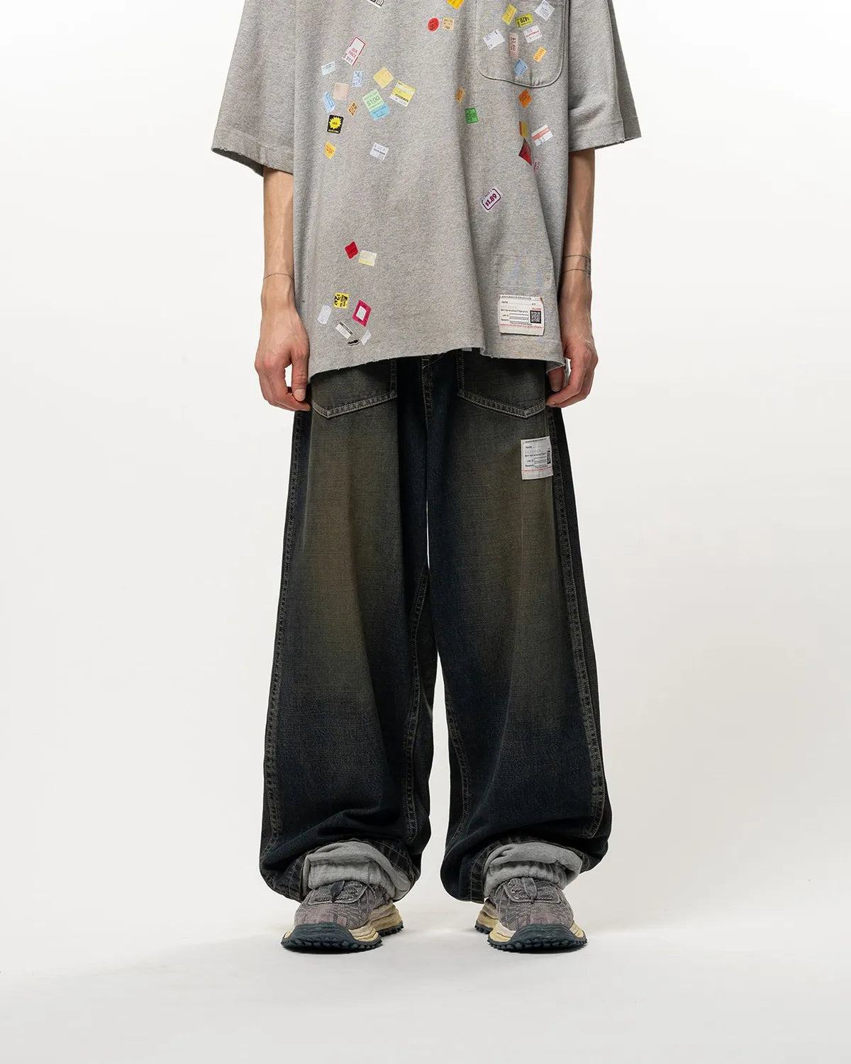 Maison MIHARA YASUHIRO / Sweat Layered Denim Pants | 公式通販