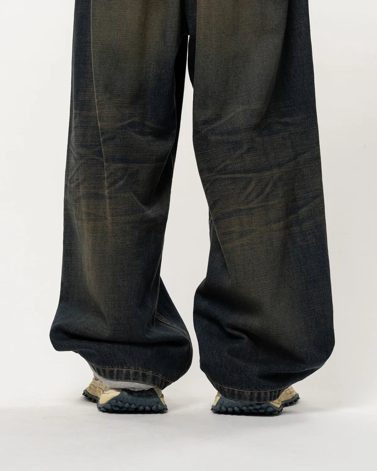 Maison MIHARA YASUHIRO / Sweat Layered Denim Pants (A17PT025)