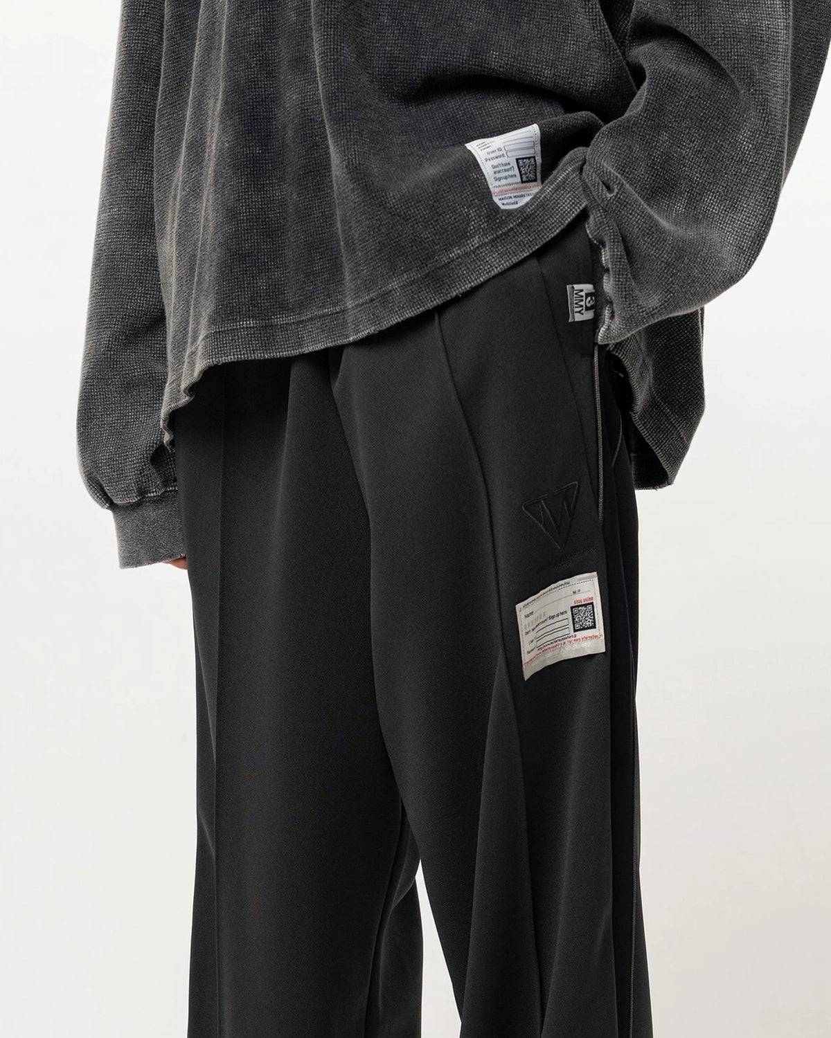 Maison MIHARA YASUHIRO / Folded Track Pants (A17PT562)