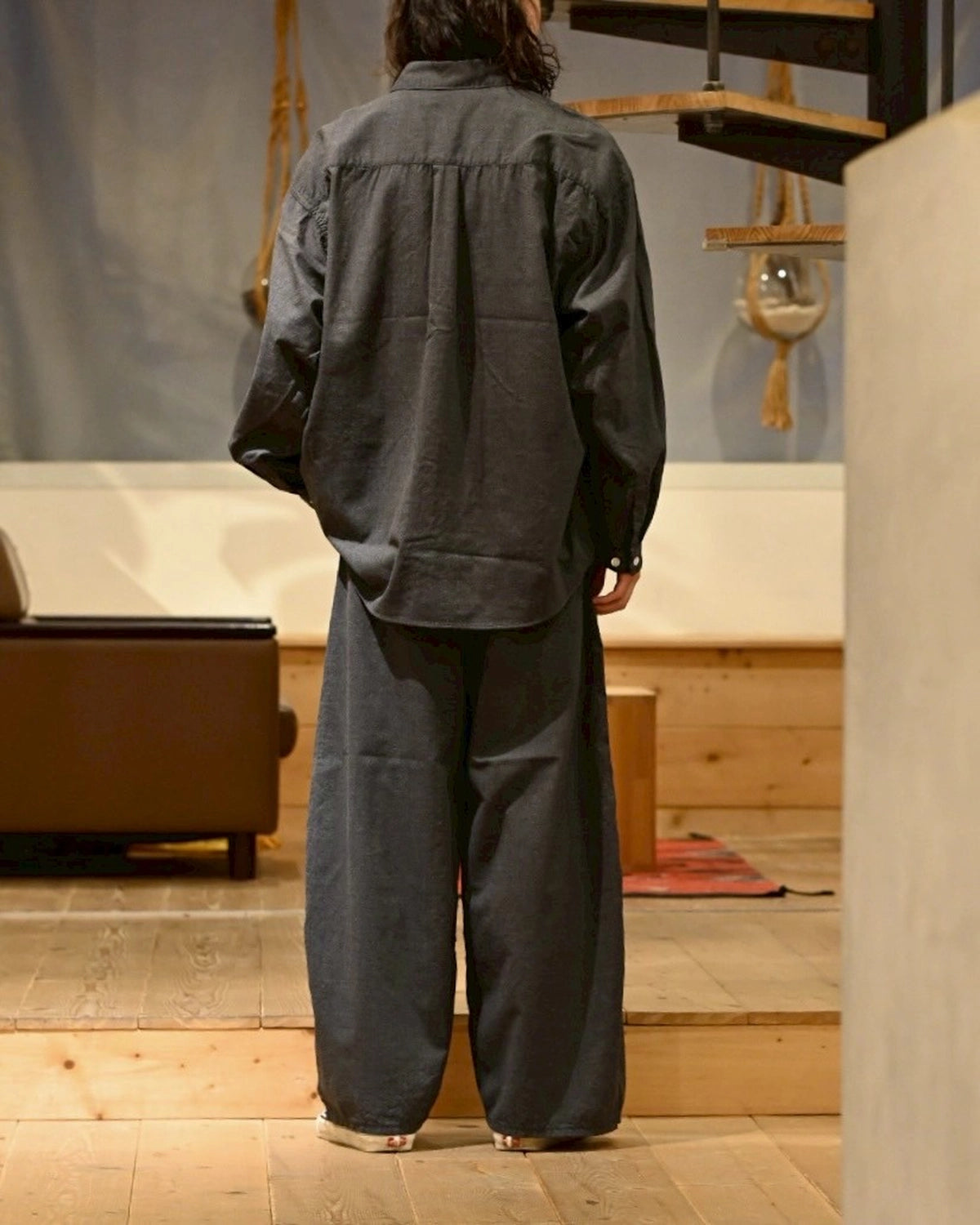 DIGAWEL / Puckering wide pants (DWYB021)