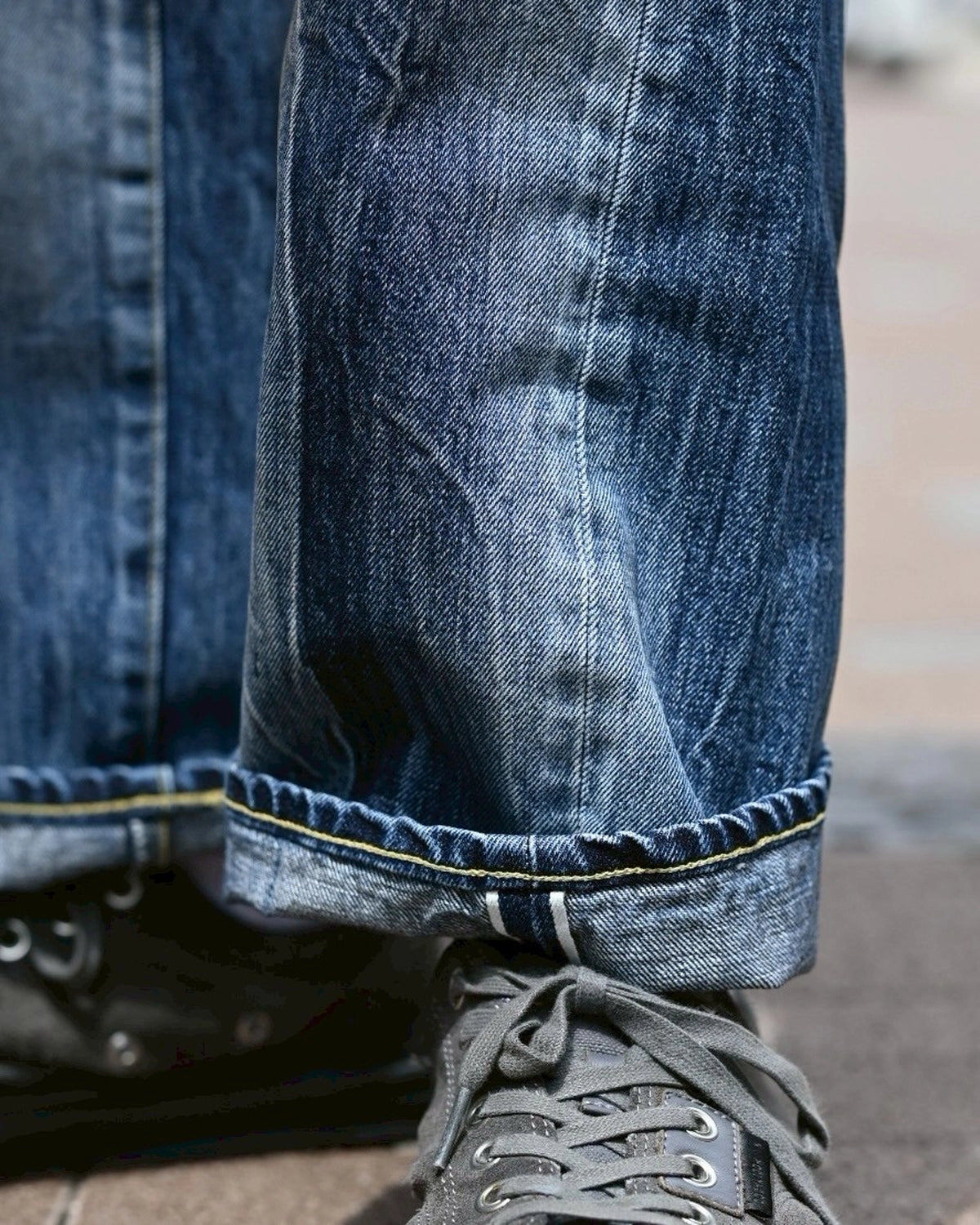 refomed / RIGHT HANDED DENIM PANTS "USED-2" (REPT-027U2)