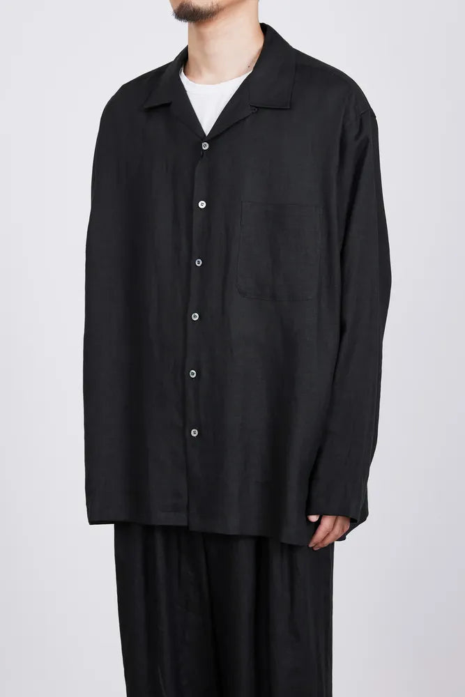 MARKAWARE / OPEN COLLAR SHIRT (A24A-16SH01C)