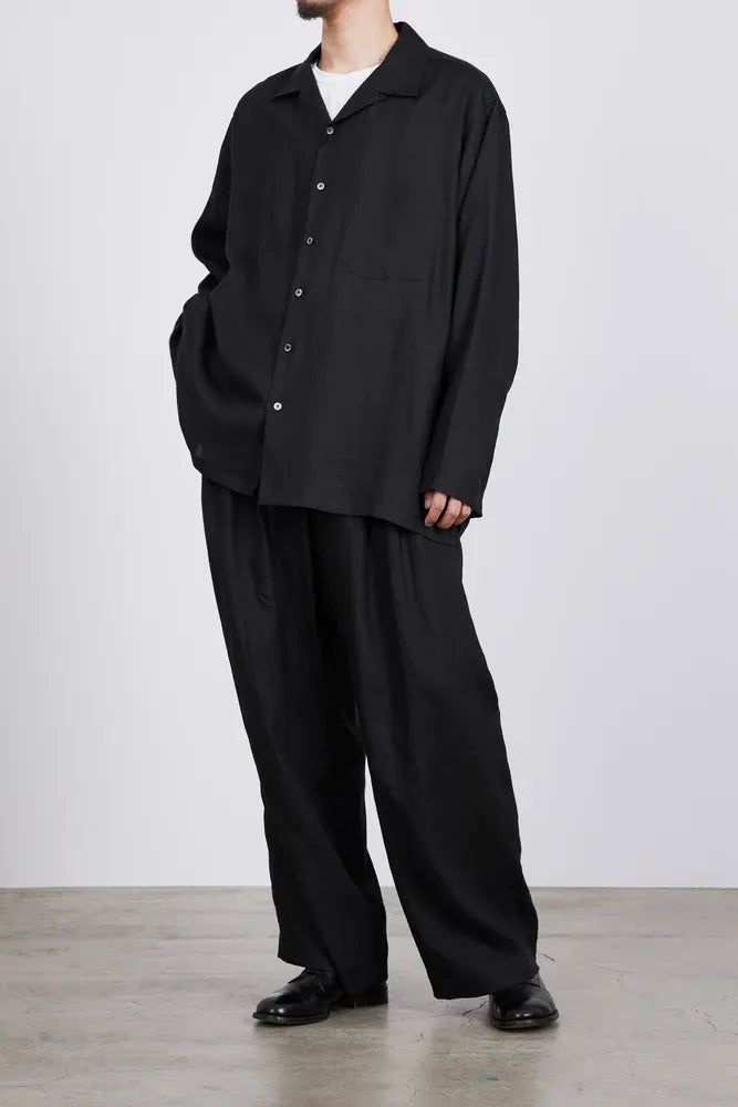 MARKAWARE / OPEN COLLAR SHIRT (A24A-16SH01C)