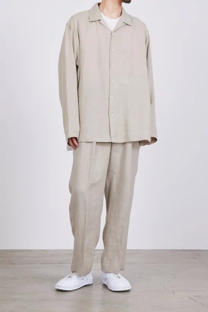 MARKAWARE / OPEN COLLAR SHIRT (A24A-16SH01C)