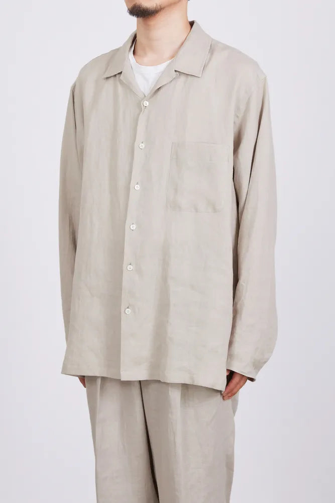 MARKAWARE / OPEN COLLAR SHIRT (A24A-16SH01C)