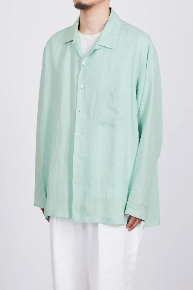 MARKAWARE / OPEN COLLAR SHIRT (A24A-16SH01C)