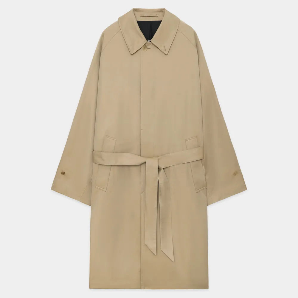 マーカーウェア トレンチコート ベージュ MARKAWARE (マーカウェア) / REVERSIBLE SINGLE TRENCH COAT