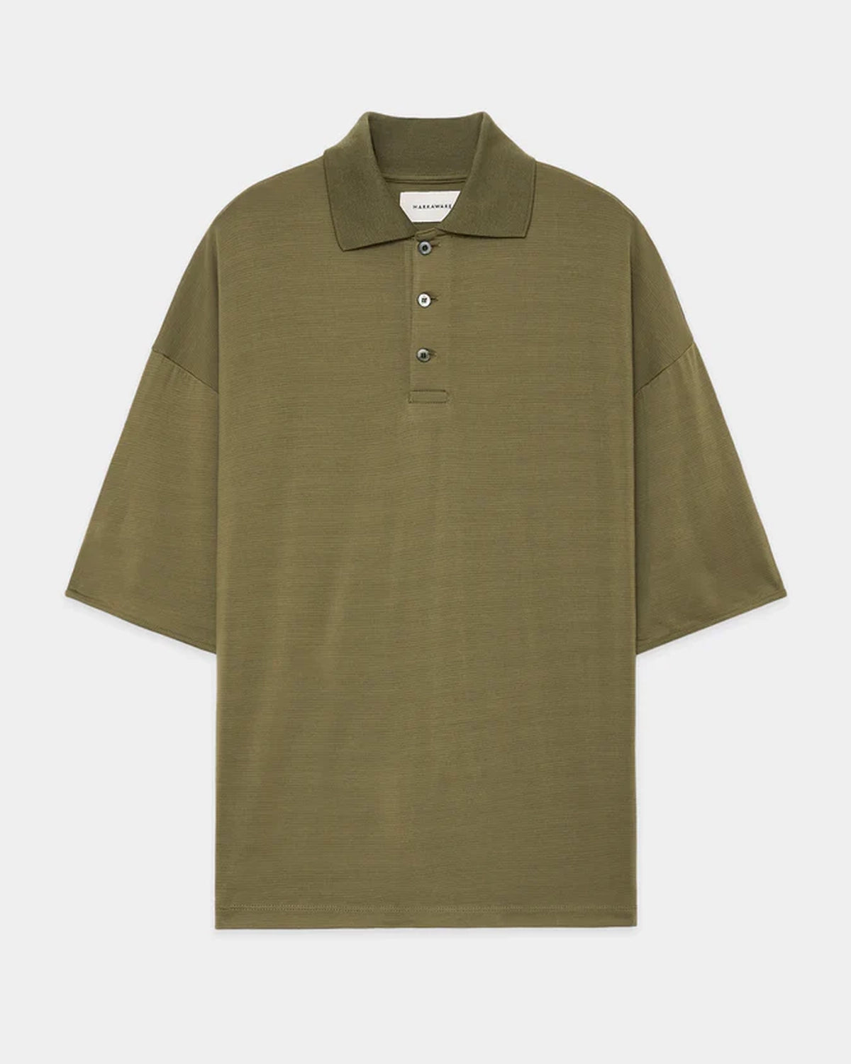 MARKAWARE / SUPER 160's WOOL WASHABLE KNIT SHORT SLEEVE POLO (A25A07CS01B)