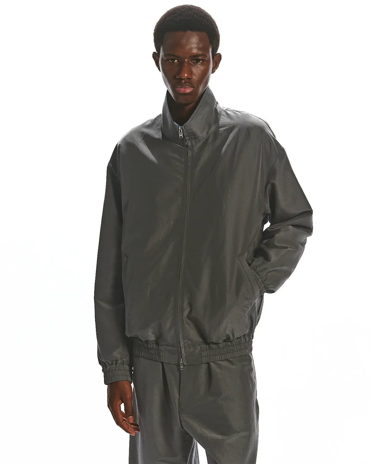 MARKAWARE / BRATAC SILK × ORGANIC WOOL TAFFETA SPORTS JACKET (A25A10BL01C)