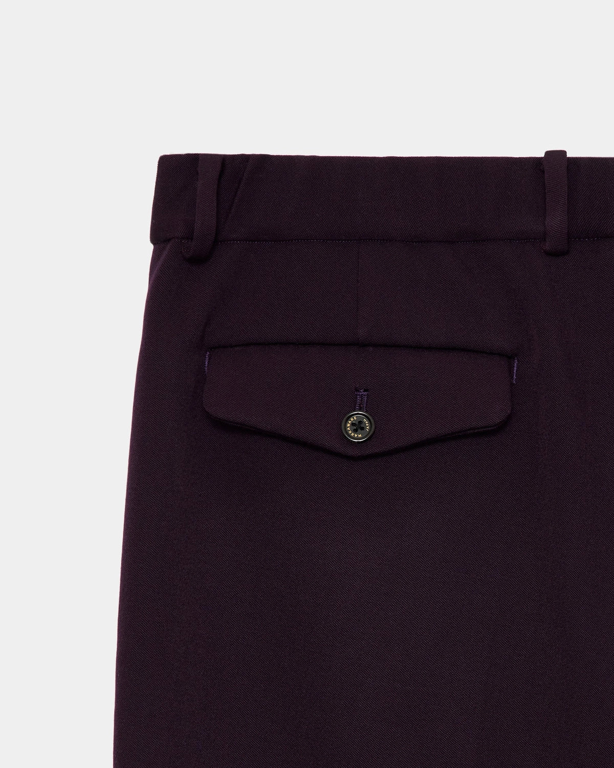 MARKAWARE / Polwarth Tuxedo Cloth Double Pleated Wide Trousers (A25C11PT01C)