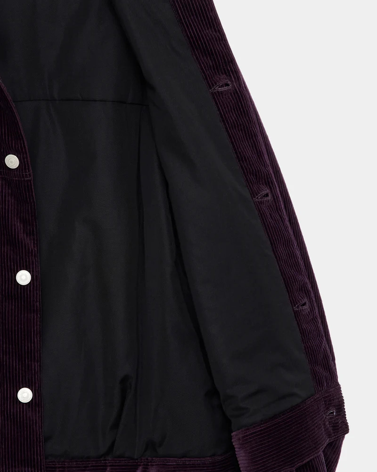 MARKAWARE / Organic Cotton 6-Wale Corduroy Puffed Mandarin Collar Work Jacket (A25C13BL01C)