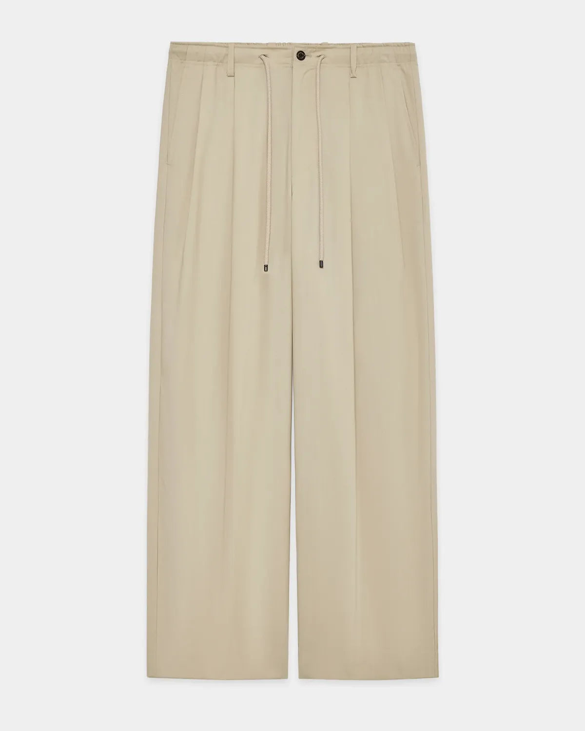 MARKAWARE / Organic Wool 2/80 Tropical Double Pleated Easy Trousers (A26A15PT02C)