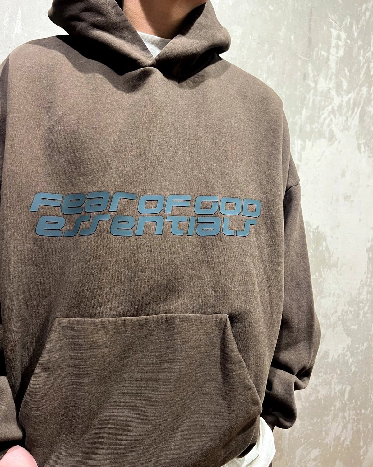 ESSENTIALS / Heavy Fleece 90s Hoodie (192HO256561F)