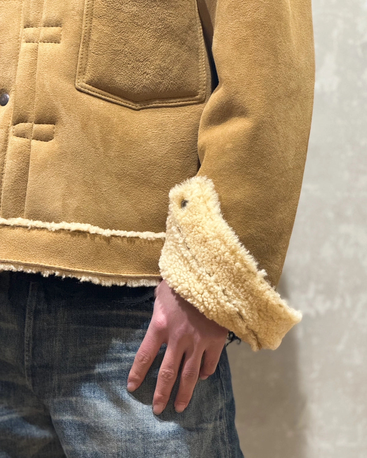 ©︎SAINT Mxxxxxx × BerBerJin / BB_MOUTON JACKET / MOUTON (SM-HR1-0000-C59)