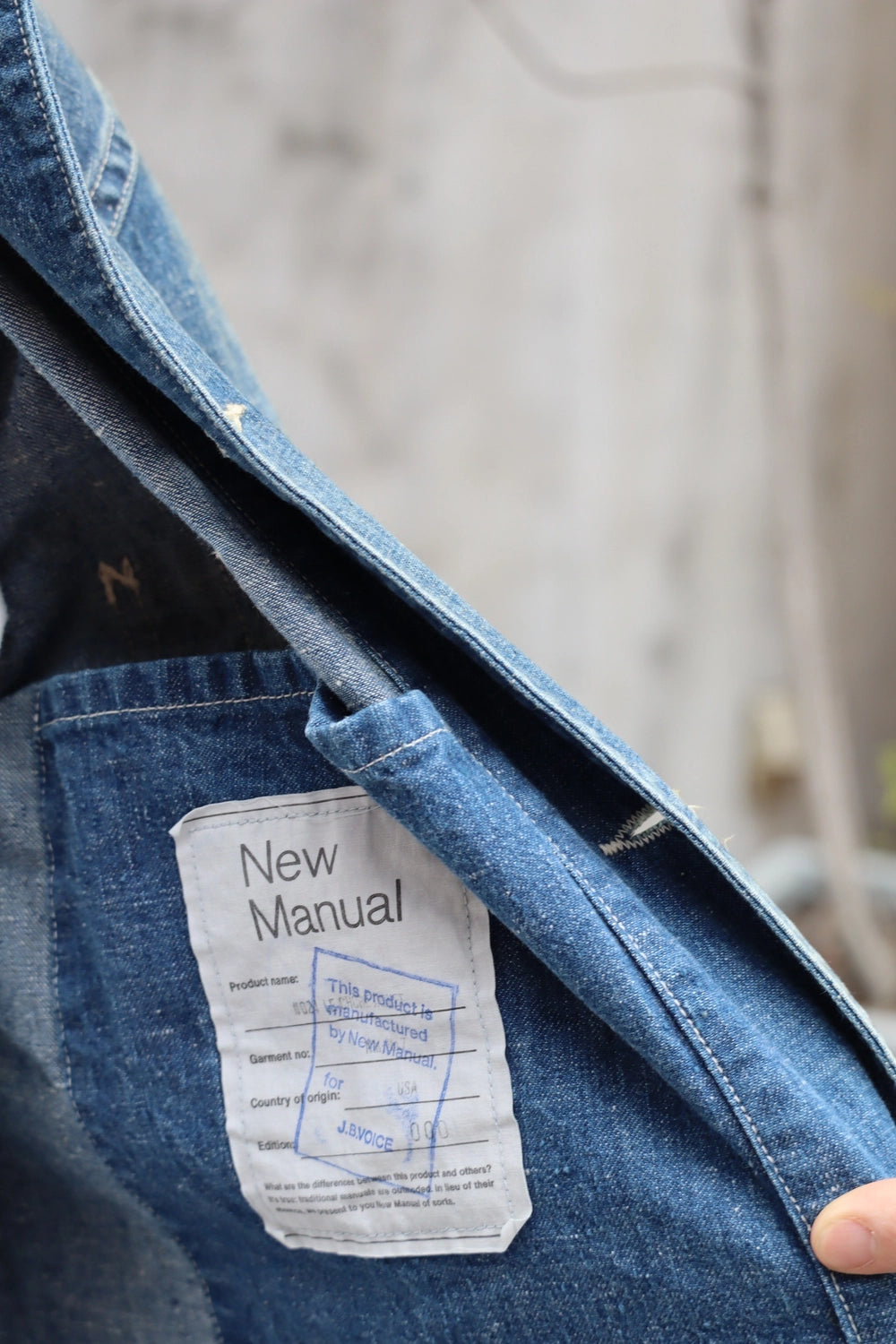New Manual (※J.B VOICE EXCLUSIVE ) / #024 LE CHORE JACKET (JK-JBV-0001)