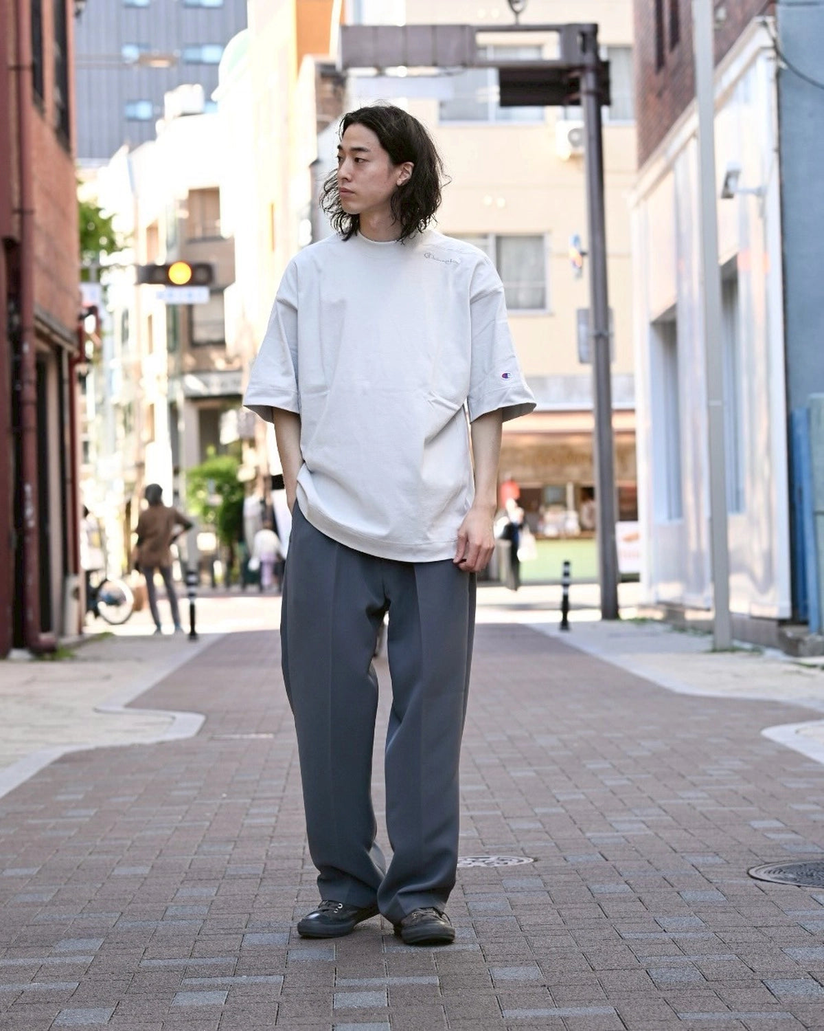 N.HOOLYWOOD COMPILE × Champion / T-SHIRT (C8-B360)