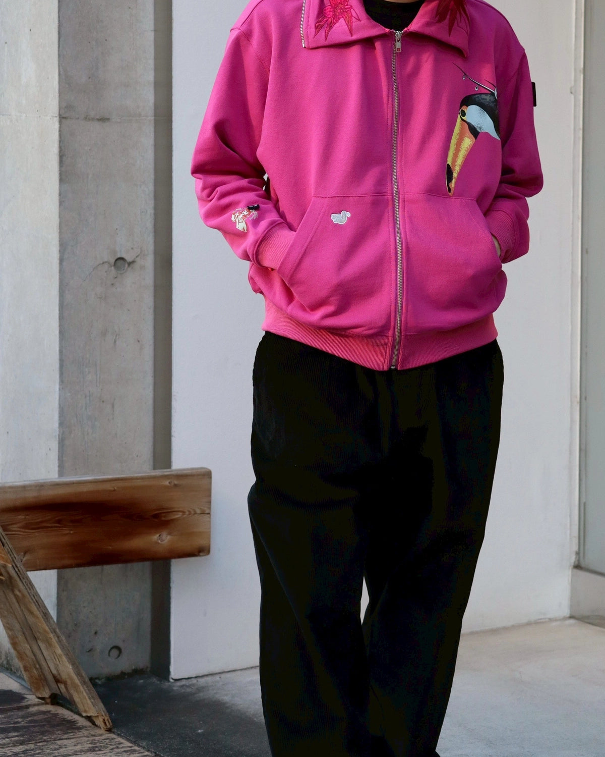 PHINGERIN / ZIPOFF HOODIE (PD-252-HCS-041)