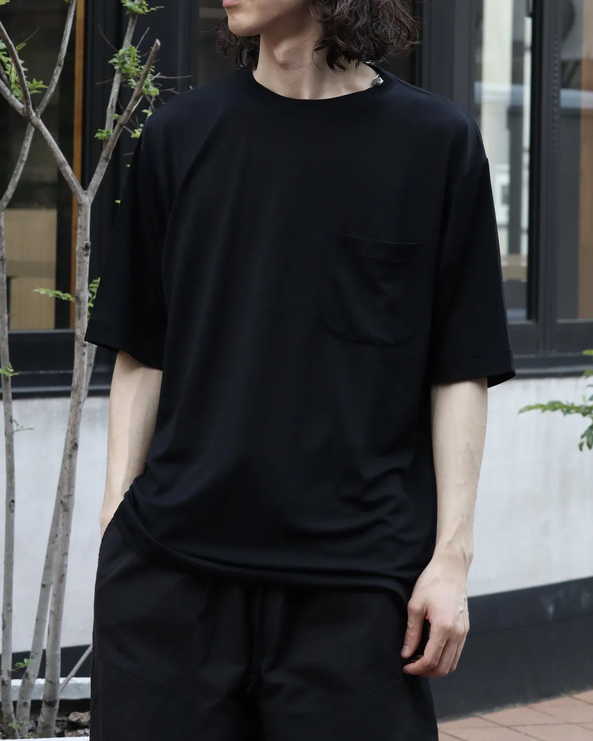 COMOLI / サマーウール 半袖Tシャツ (D01-05024)