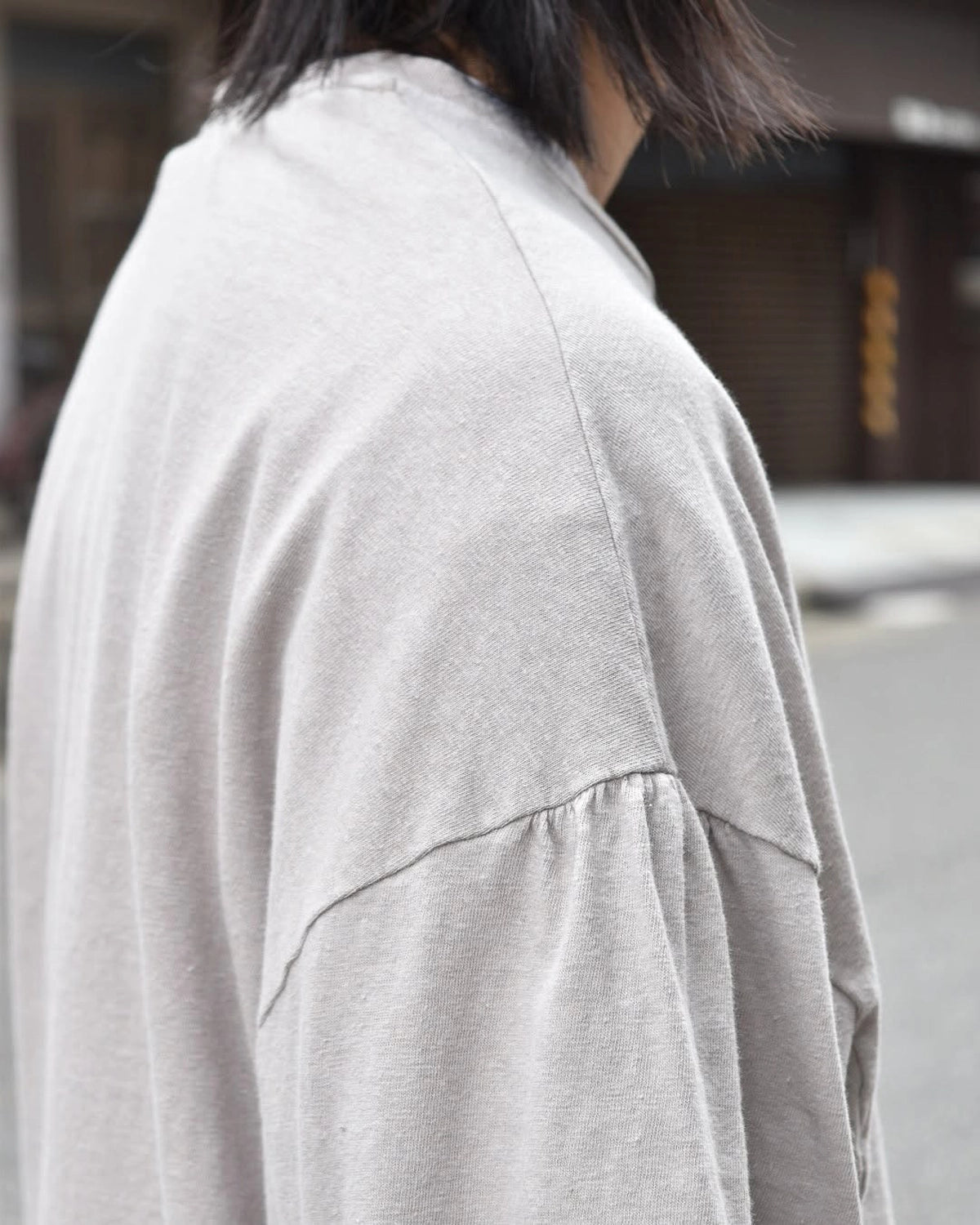 refomed / "SHOULDER GATHER" TEE (RECU-043)