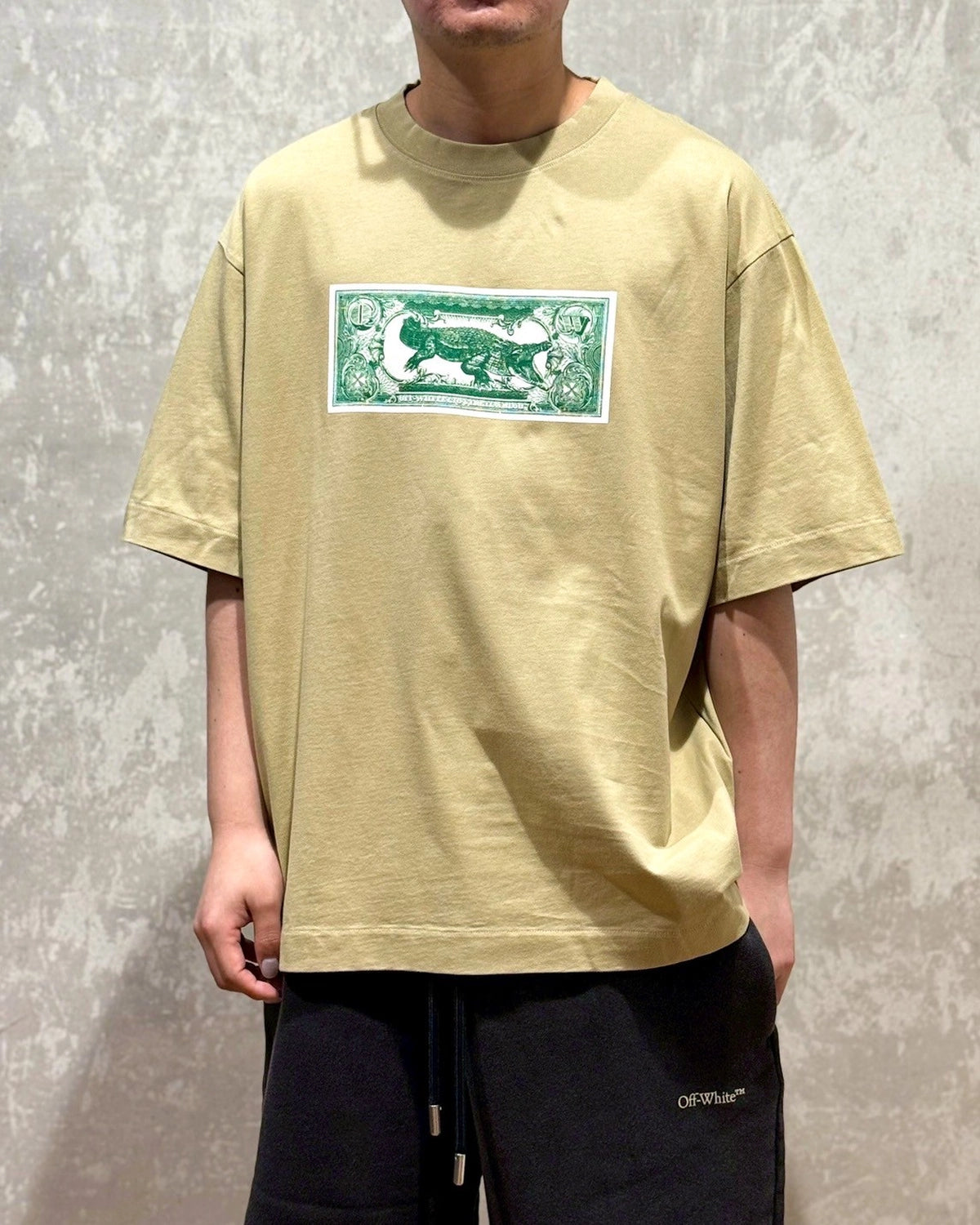 Off-White™ / BANKNOTE ARROW SKATE S/S TEE (OMAS25-RTW0056)