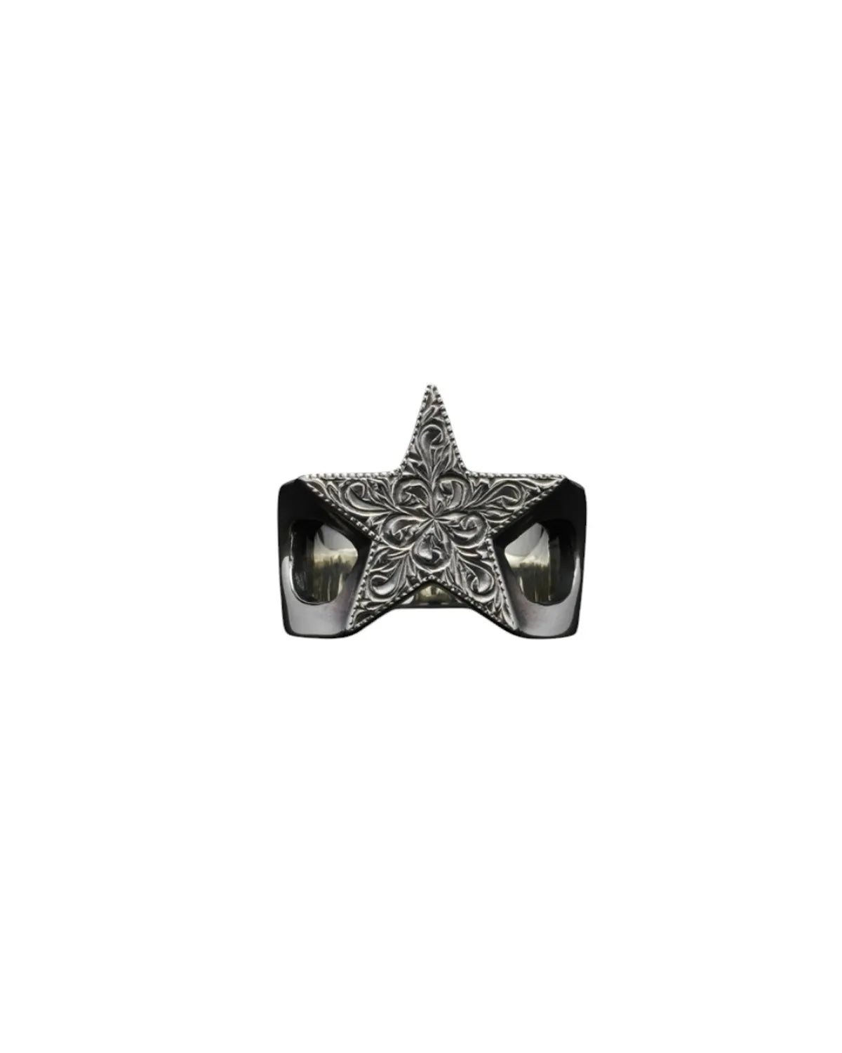 ANTIDOTE BUYERS CLUB の Engraved Star Ring (RX-731-1)