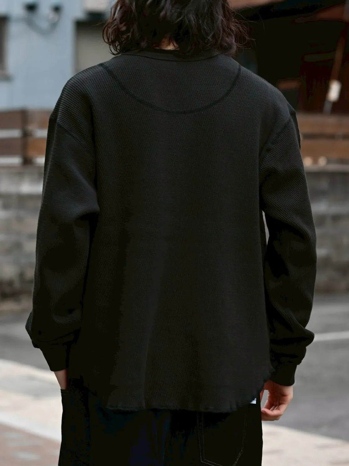 FACETASM / THRMAL KNIT LONG TEE (MYK-TEE-06)