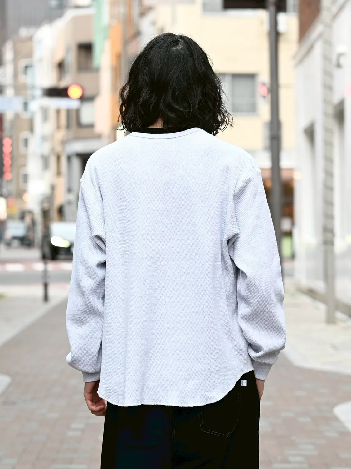 FACETASM / THRMAL KNIT LONG TEE (MYK-TEE-06)