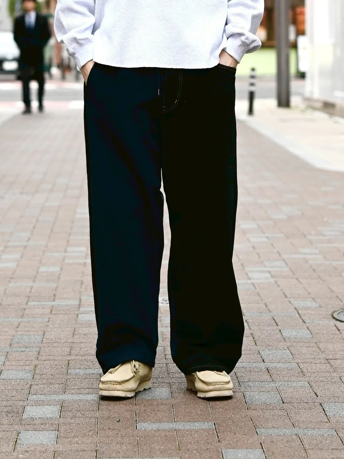 FACETASM / DENIM MERGINGSWEAT PANTS (MYK-PT-08)