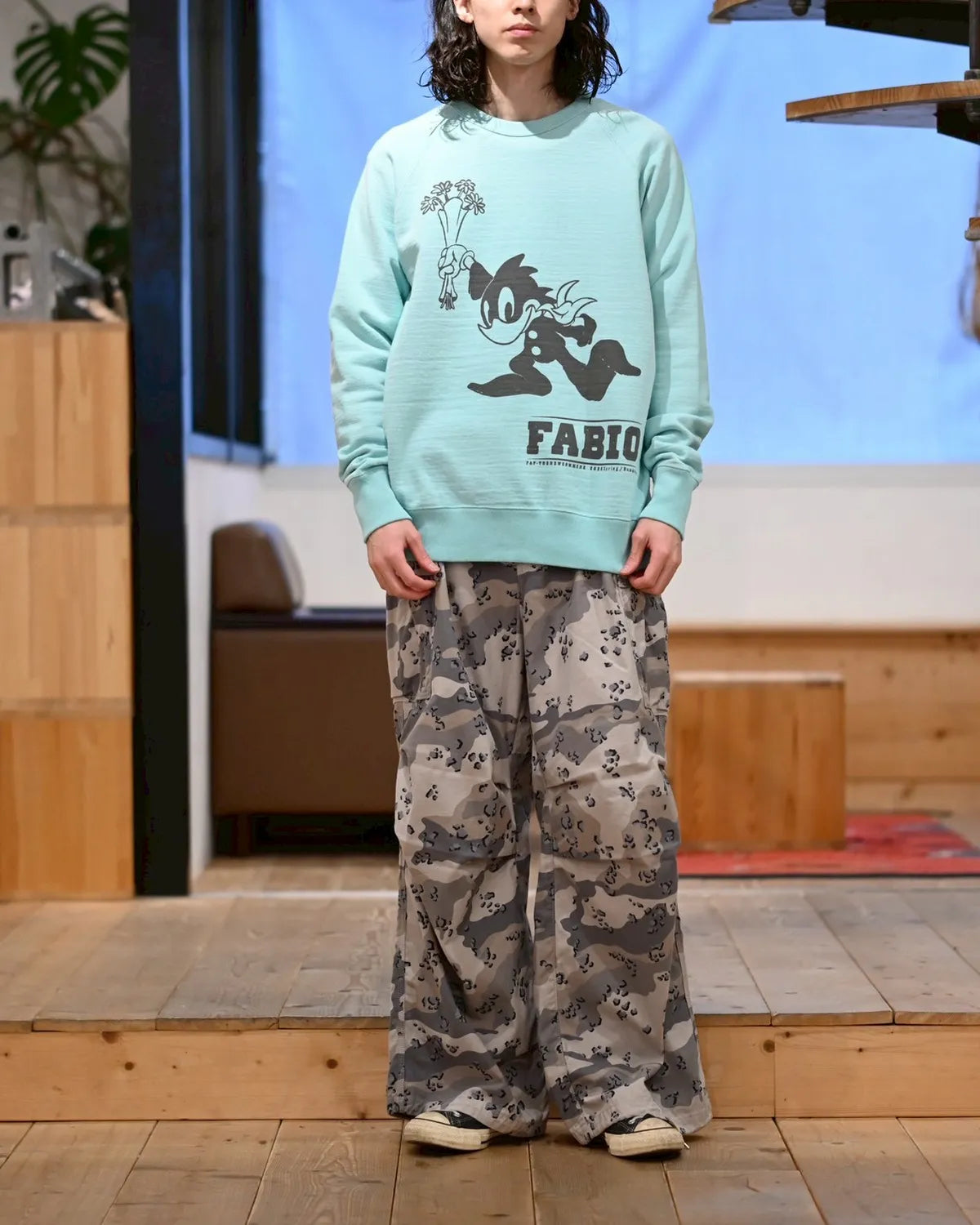 FAF/Fake As Flowers / Fabio Crewneck Sweat (004121216)