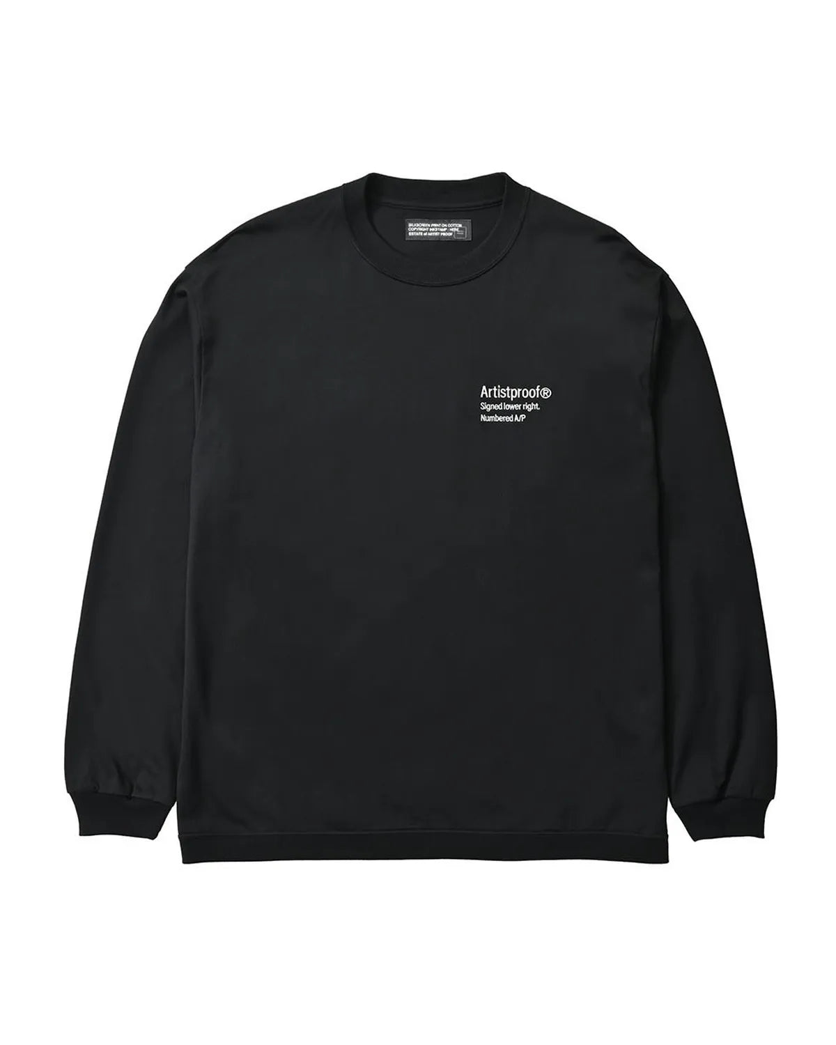 ARTIST PROOF L/S T-Shirt ロンT ARTIST PROOF / 3Lines Logo L/S T-Shirt | JACK in the NET 公式通販