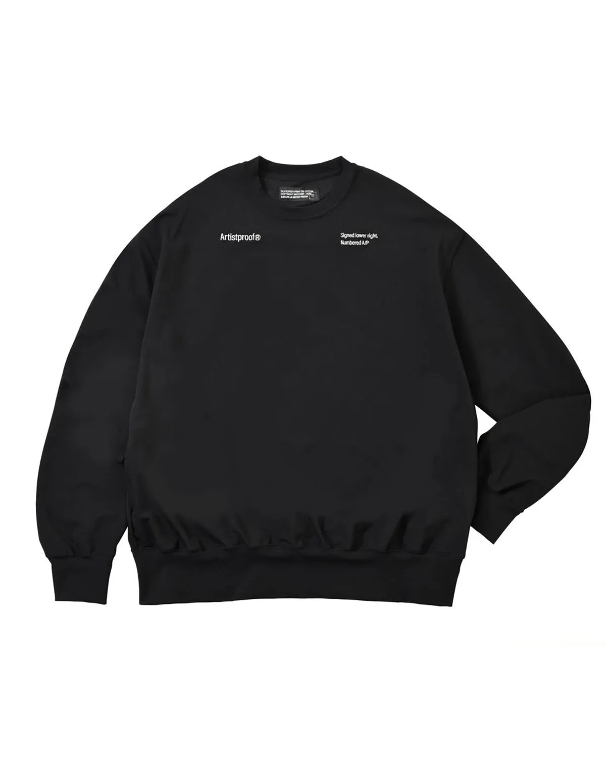 ARTIST PROOF®︎ の Split Logo Crewneck Jersey Stretch (ATPF-003CN-S)